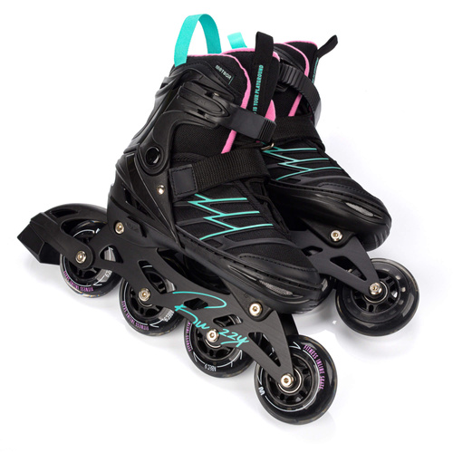 Inline skates Meteor Buzzy L 38-43 black/pink/mint