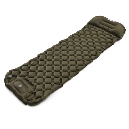 Ultralight mat with pump Meteor 190×56×4 olive