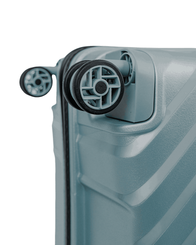 Średnia walizka SwissBags Diamond cut 67 cm metaliczny niebieski