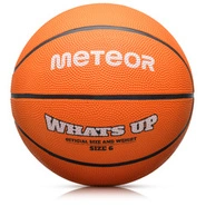 Piłka do koszykówki Meteor What's up 6 pomarańczowy