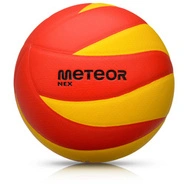 Piłka siatkowa Meteor Nex żółty/czerwony