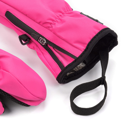Winter gloves Meteor Juna S pink/black