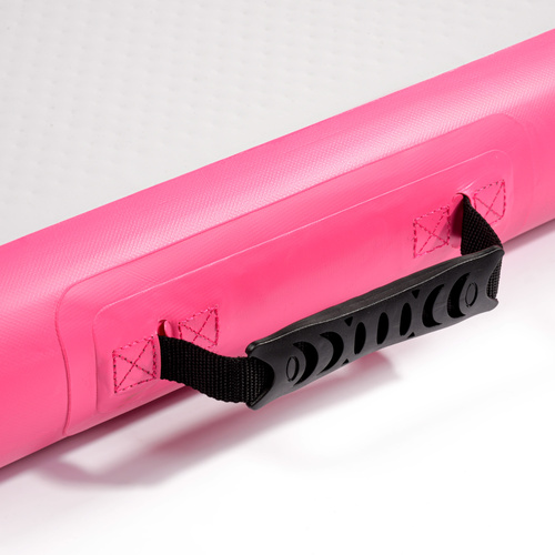 Inflatable air track Meteor 400 cm pink