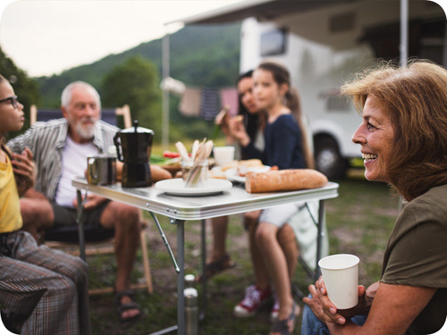 Meteor Pesta folding table with chairs