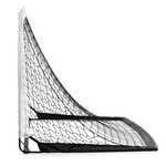 Meteor Football Goal 120x76x76 cm black/white