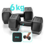 Zestaw hantli cementowych 2x6 kg Meteor