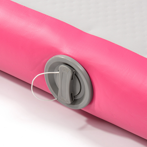 Inflatable air track Meteor 400 cm pink