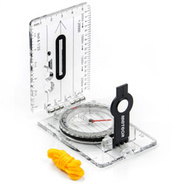 Folding compass Meteor with ruler and magnifying glass
