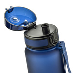 Sports water bottle Meteor 650 ml navy blue