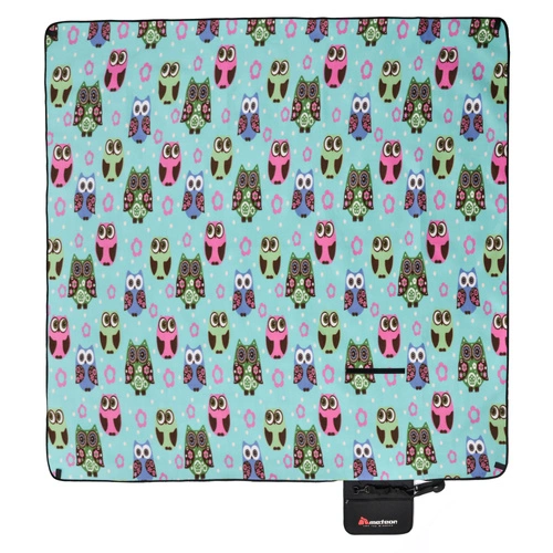 Picnic Blanket Meteor 2XL 200x200 cm Owls