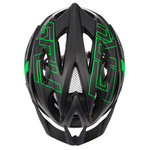 Kask rowerowy Meteor Gruver S 52-56 cm czarny/zielony