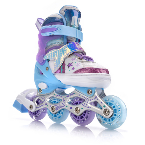 Rolki 4w1 Meteor dla dzieci S 30-33 Mermaid