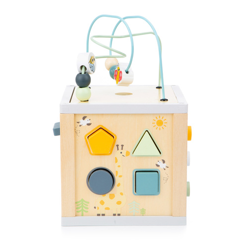 Drewniana kostka manipulacyjna