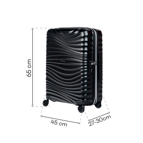 SwissBags Cruise medium case 65 cm black