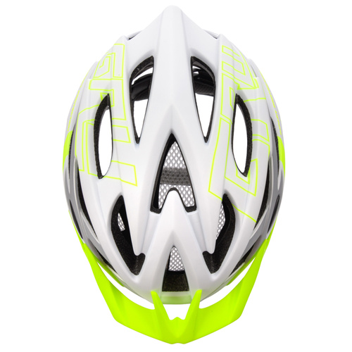 Kask rowerowy Meteor Gruver L 58-61 cm biały/zielony