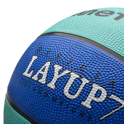 Piłka do koszykówki Meteor Layup 7 niebieski