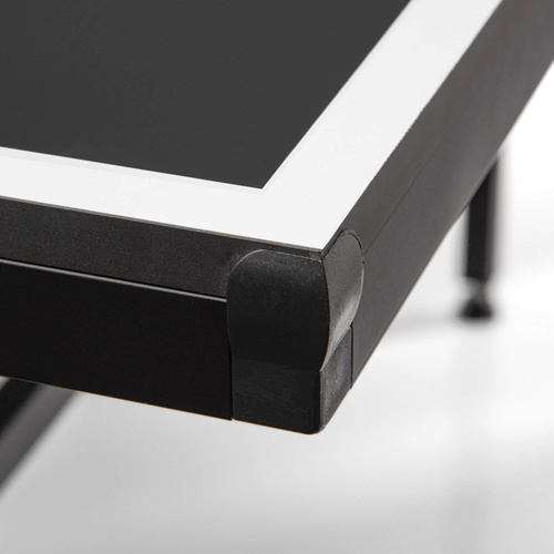 Zestaw stół do tenisa stołowego Meteor ciemnoszary plus siatka rollnet, 2 rakietki, 3 piłeczki