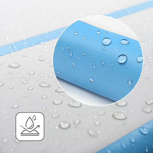 Inflatable air track Meteor 300 cm light blue