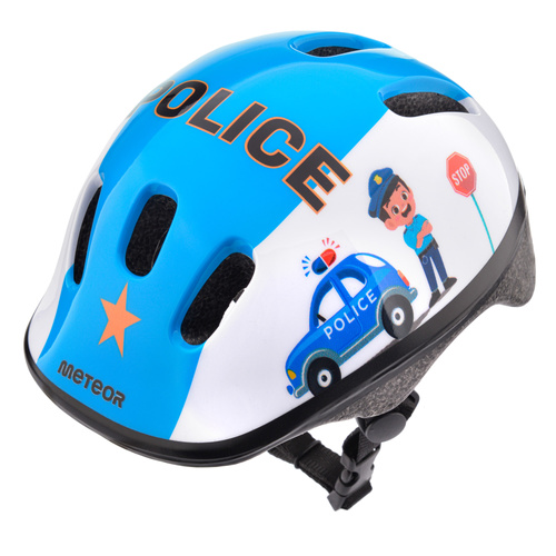 Kids bike helmet KS06 S 48-52 cm Police