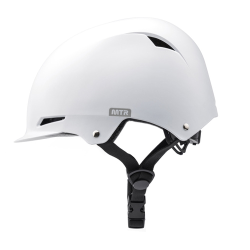 Kids bike helmet KS02 M 52-56 cm white