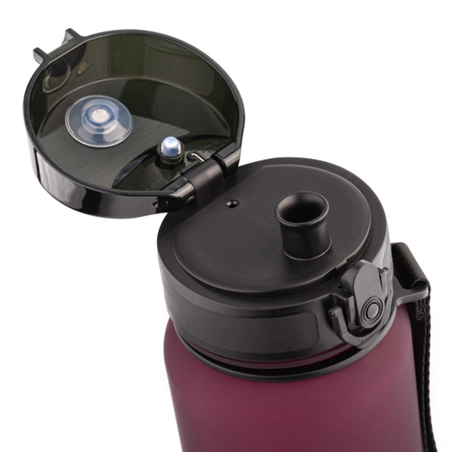 Sports water bottle Meteor 650 ml burgundy