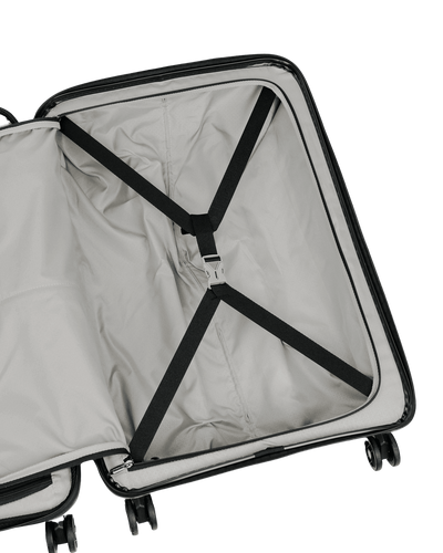 Średnia walizka SwissBags Cross-Box 67 cm czarny