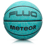 Piłka do koszykówki Meteor Fluo miętowy 7