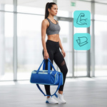 Torba fitness Meteor Nepr 20 l niebieski/jasnoniebieski