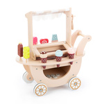 Wooden Ice Cream Cart beige
