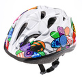 Kask rowerowy dla dzieci Meteor KS07 S 48-52 cm Colourful flowers