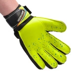 Goalkeeper gloves Meteor Defence 9 yellow