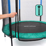 Mała trampolina dla dzieci Meteor TRP-50 140 cm miętowy/niebieski