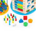 Wooden educational cube