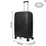 Duża walizka SwissBags Lava 75 cm czarny