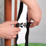 Trampolina dla dzieci Meteor TRP-60 140 cm pomarańczowy/zielony