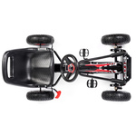 Gokart na pedały Meteor GM/15 czerwony