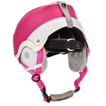 Ski helmet Meteor Lumi M 55-58 cm pink / white