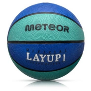 Piłka do koszykówki Meteor Layup 1 niebieski