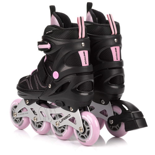 Inline skates Meteor Urbo L 38-41 black/pink