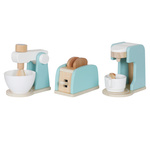 Wooden household appliance set