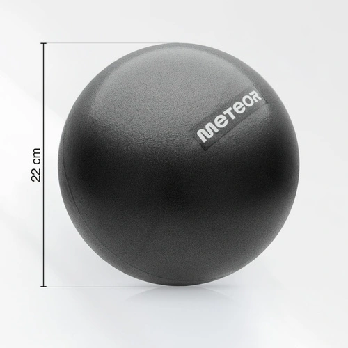 Pilates ball Meteor 22 cm black