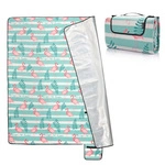 Picnic Blanket Meteor 2XL 200x200 cm flamingos