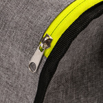 Torba fitness Meteor Nepr 20 l szary melanż/neonowy zielony
