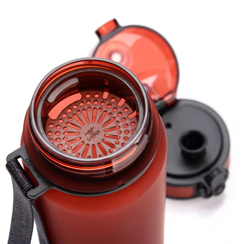 Sports water bottle Meteor 650 ml red