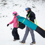 Zestaw narciarski Meteor Norse zielony/czarny