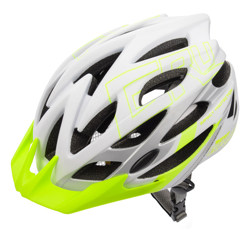 Meteor cycling helmet Gruver M 55-58 cm white/green