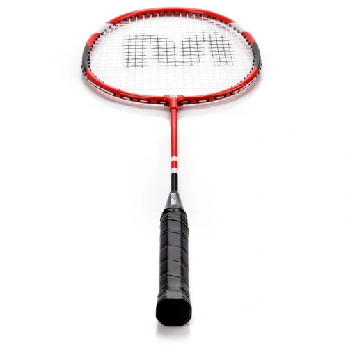 Badminton Set Meteor 2 rackets, 6 ailerons red