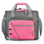 Torba termiczna Meteor Frosty 30 l różowy/szary melanż
