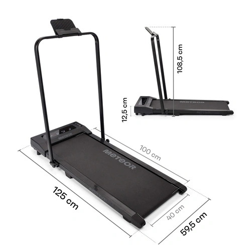 Electric walking pad with handle Meteor