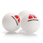 METEOR TABLE TENNIS SET SUNSET ROLLNET, 2 RACKETS + 3 BALLS